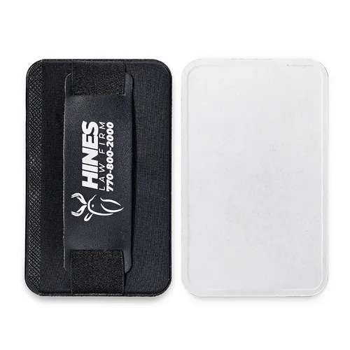 Leather Phone Wallet with Hand Grip - Custom Flying Discs