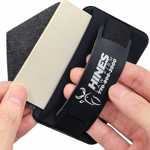 Leather Phone Wallet with Hand Grip - Custom Flying Discs