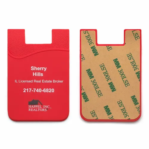 Silicone Phone Wallet Card Holder - Custom Flying Discs