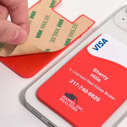 Silicone Phone Wallet Card Holder - Custom Flying Discs