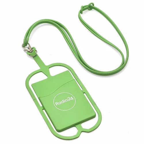 Lanyard Silicone Phone Wallet Holder - Custom Flying Discs