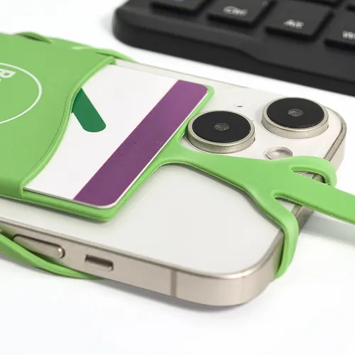 Lanyard Silicone Phone Wallet Holder - Custom Flying Discs