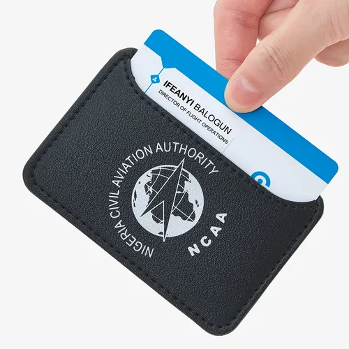 Leather Phone Wallet with Top Slit - Custom Flying Discs