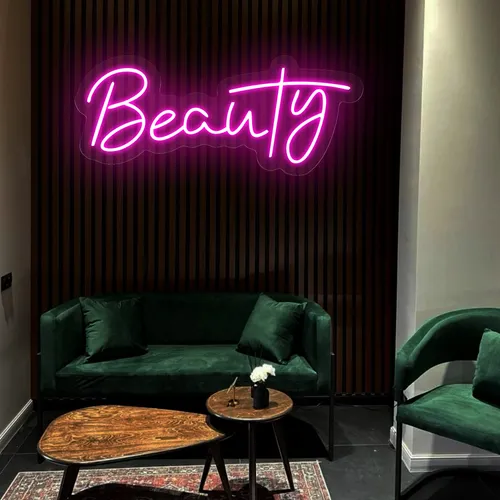 Beauty Neon Sign - Custom Flying Discs