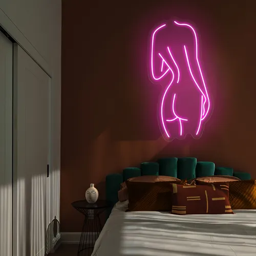 Body Outline Neon Sign - Custom Flying Discs