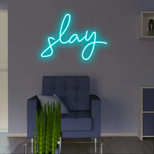 Slay Neon Sign - Custom Flying Discs