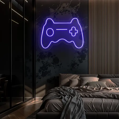 Game Controller Neon Sign - Custom Flying Discs