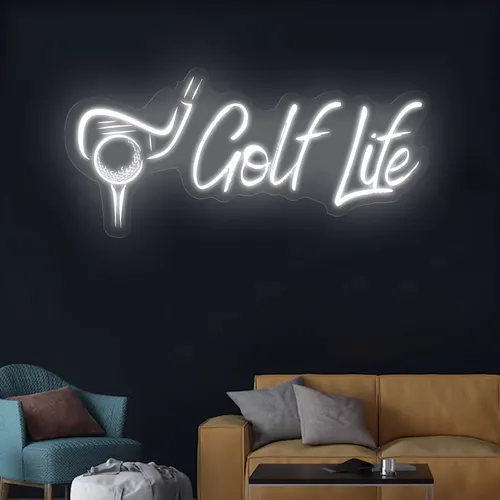 Golf Life Neon Sign - Custom Flying Discs