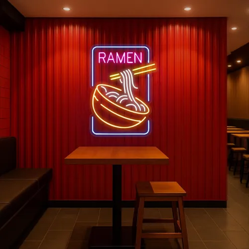 Custom Ramen Neon Signs - Custom Flying Discs