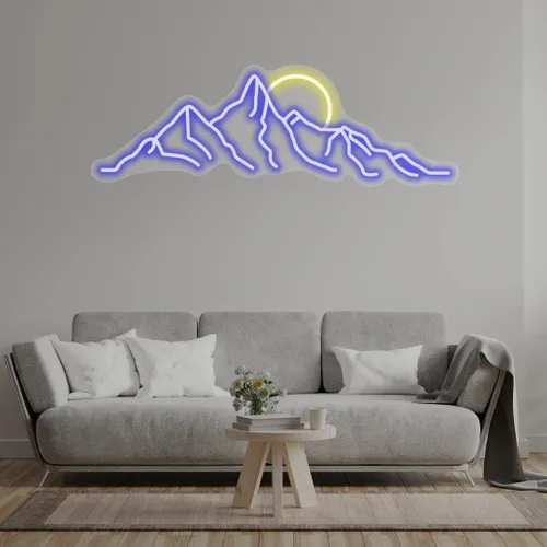 Custom Mountain Neon Signs - Custom Flying Discs