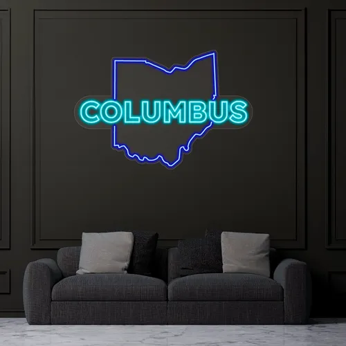 Custom Neon Signs In Columbus - Custom Flying Discs
