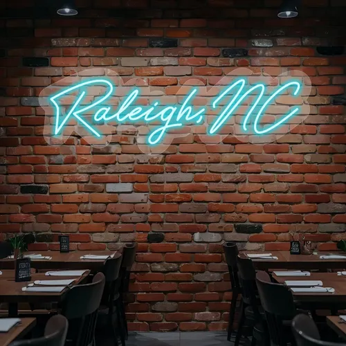 Custom Neon Signs In Raleigh, NC - Custom Flying Discs