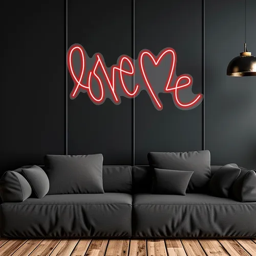 Custom Love Me Neon Signs - Custom Flying Discs