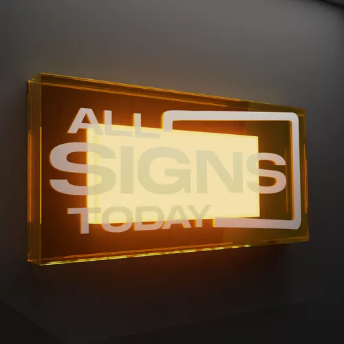 Full Lit Acrylic Box - Custom Flying Discs