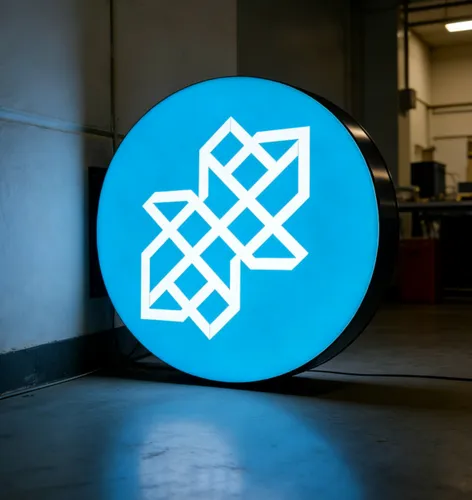 Front Lit Rimless Lightbox - Custom Flying Discs