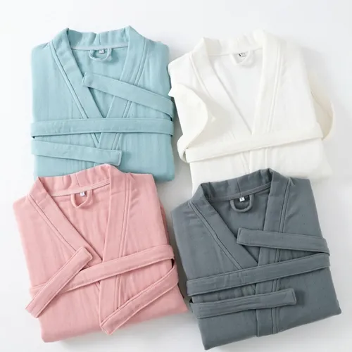 4 Layer Gauze Cotton Bathrobes - Custom Flying Discs