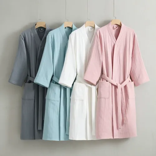 4 Layer Gauze Cotton Bathrobes - Custom Flying Discs