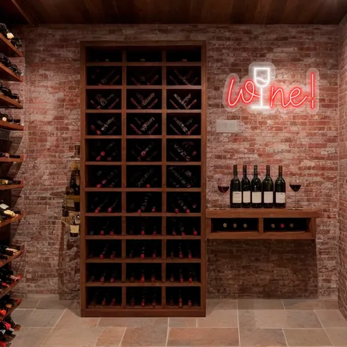 Custom Wine Neon Signs - Custom Flying Discs