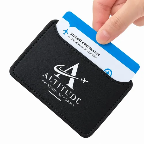 Leather Phone Wallet with Side Slit - Custom Flying Discs