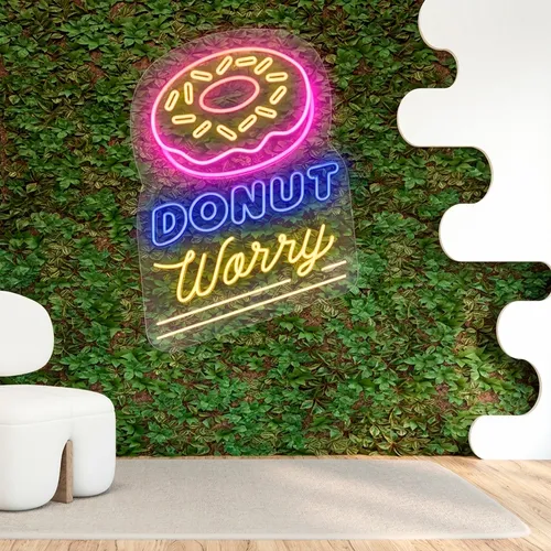 Custom Donut Neon Signs - Custom Flying Discs