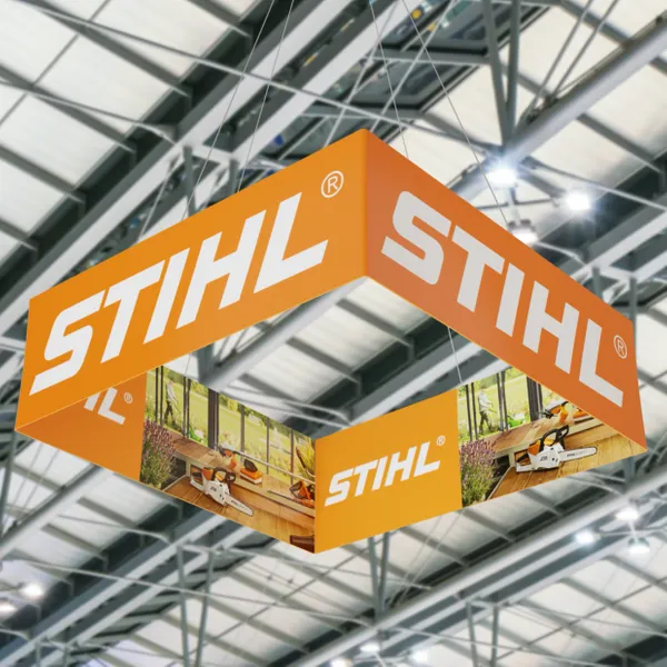 Trade Show Hanging Sign - Custom Flying Discs