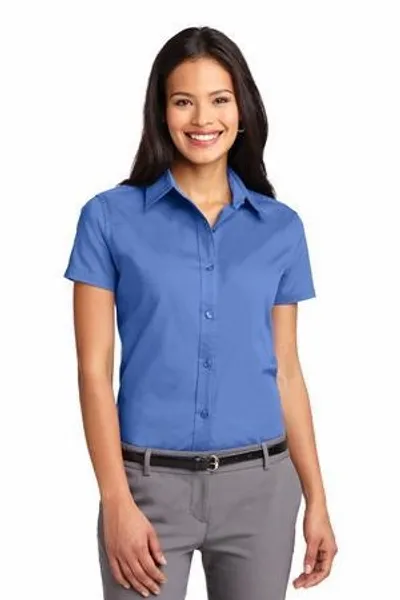 Port Authority Women's Short Sleeve Easy Care Shirt. L508 - Custom Flying Discs