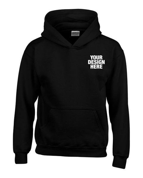 Gildan Youth Heavy Blend 8 oz., 50/50 Hooded Sweatshirt - Custom Flying Discs
