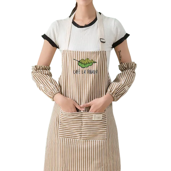 Striped Cotton and Linen Apron - Custom Flying Discs