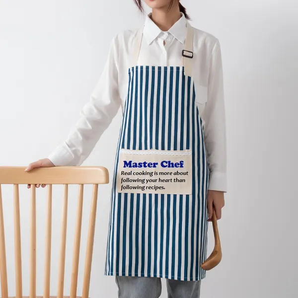 Cotton and Linen Striped Apron - Custom Flying Discs