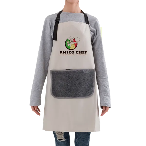 Floral Apron with Hand Wiping Pocket - Custom Flying Discs