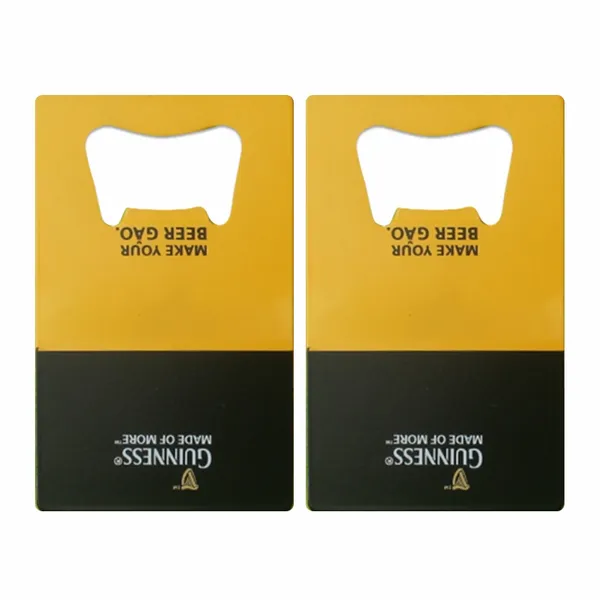 Two-Tone Card Bottle Opener - Custom Flying Discs