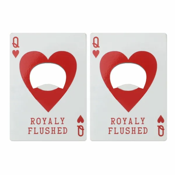 Queen of Hearts Bottle Opener - Custom Flying Discs