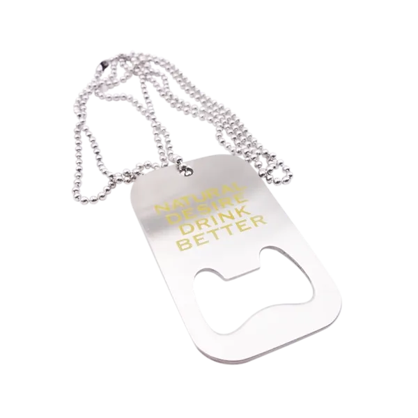Dog Tag Bottle Opener - Custom Flying Discs