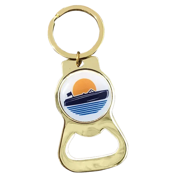 Gold Alloy Bottle Opener - Custom Flying Discs
