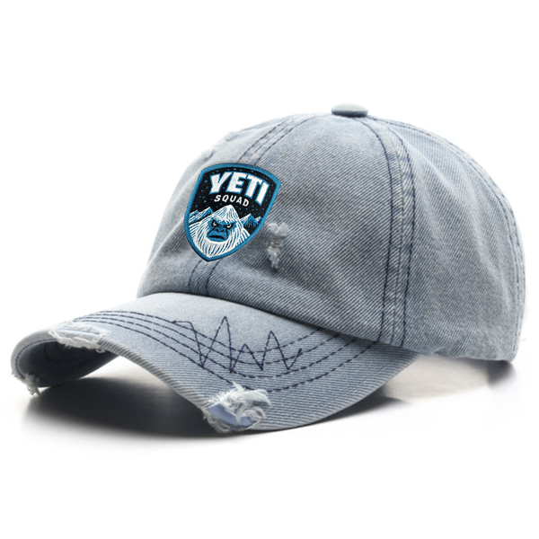 Modern Tattered Denim Cap - Custom Flying Discs