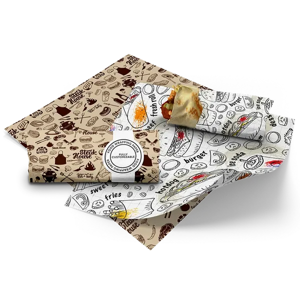 Food Wrapping Paper - Custom Flying Discs