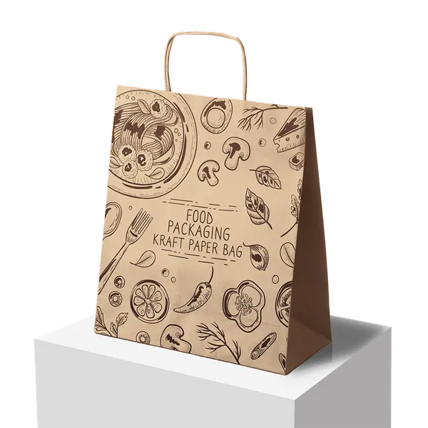 Kraft Paper Packaging Bag - Custom Flying Discs