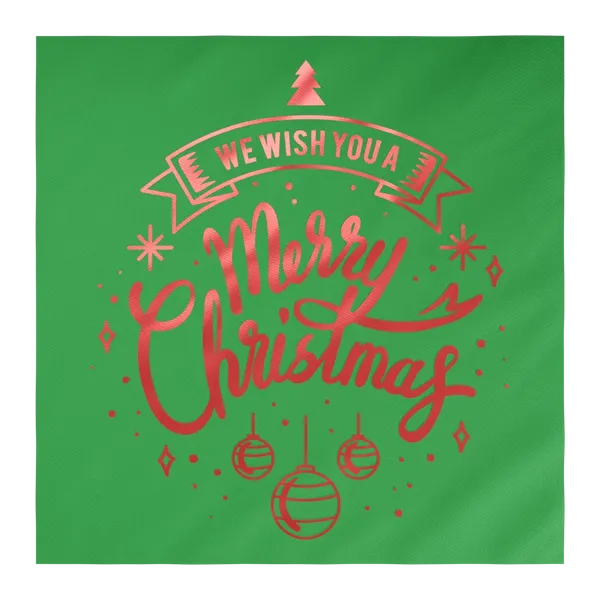 Custom Foil Stamped Luncheon Napkin