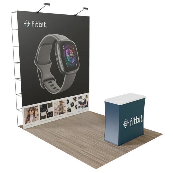 Custom Pop Up Trade Show Display 8' x 8' (ft) - Custom Flying Discs