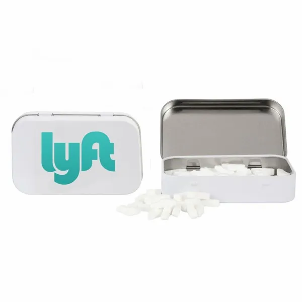 Rectangular Tin with Car Shaped Mints - Custom Flying Discs