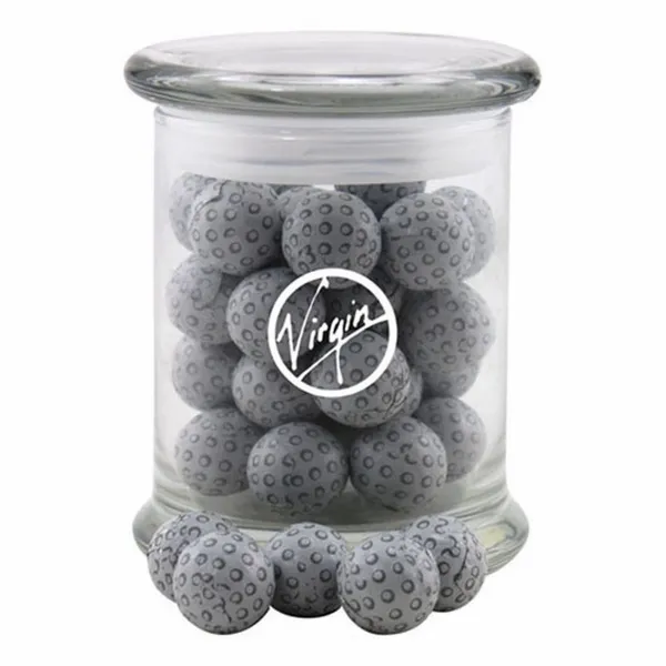 Jar with Chocolate Golf Balls - SG700 - Custom Flying Discs