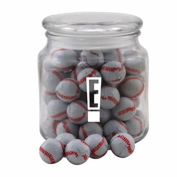 Jar with Chocolate Baseballs - SG400 - Custom Flying Discs