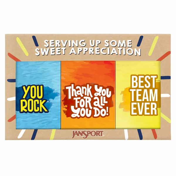 3 Pack - 3oz Chocolate Bar Gift Set - Custom Flying Discs