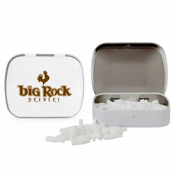 Domed Tin with Bottle Shaped Mints - Custom Flying Discs