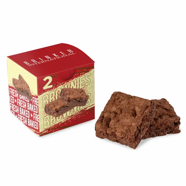 Fresh Beginnings 2 Fudge Brownies in Cube - Custom Flying Discs