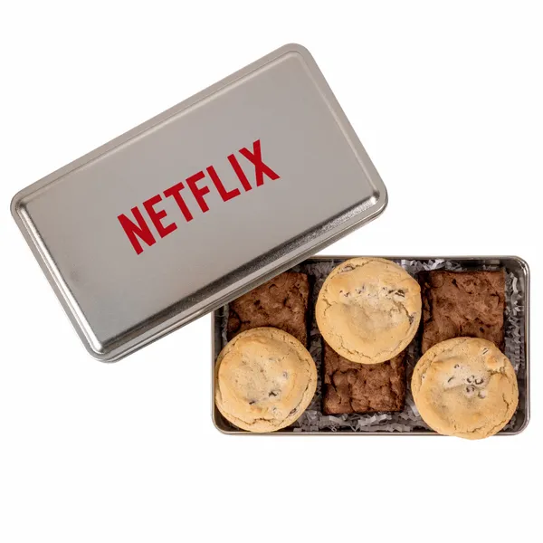 Fresh Beginnings Fudge Brownies & Chocolate Chip Cookies in Tin - Custom Flying Discs