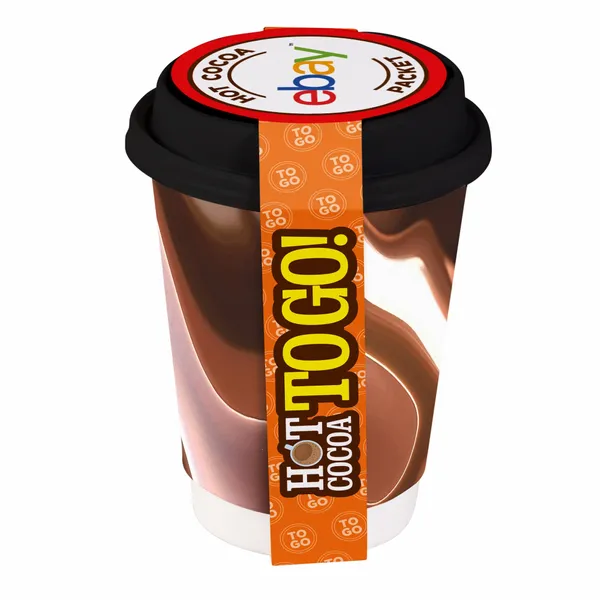 To-Go 12 oz. Cup with Hot Cocoa Packet - Custom Flying Discs