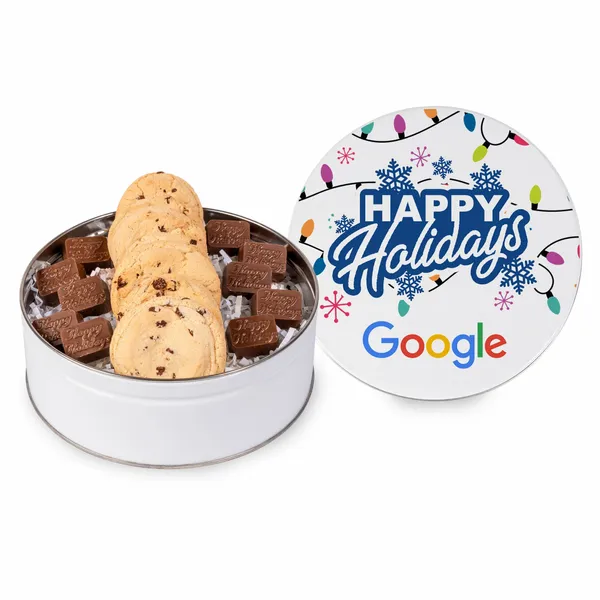 Molded Chocolate and Chocolate Chip Cookie Tin I - Custom Flying Discs