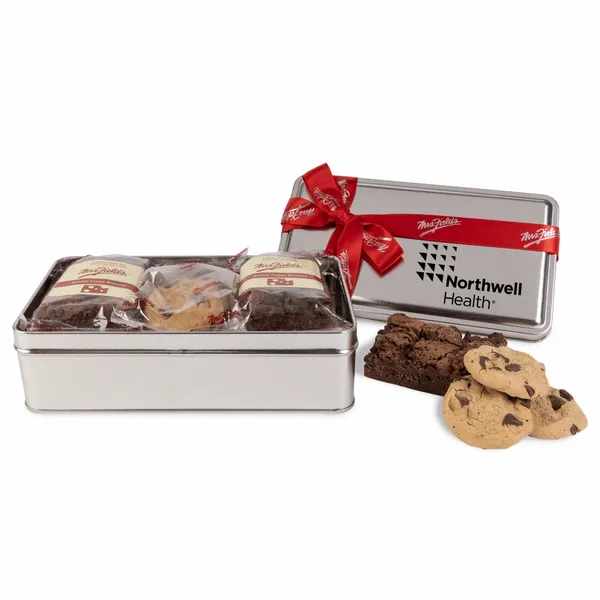 Mrs. Fields® Double Fudge Brownie and Cookie Tin - Custom Flying Discs