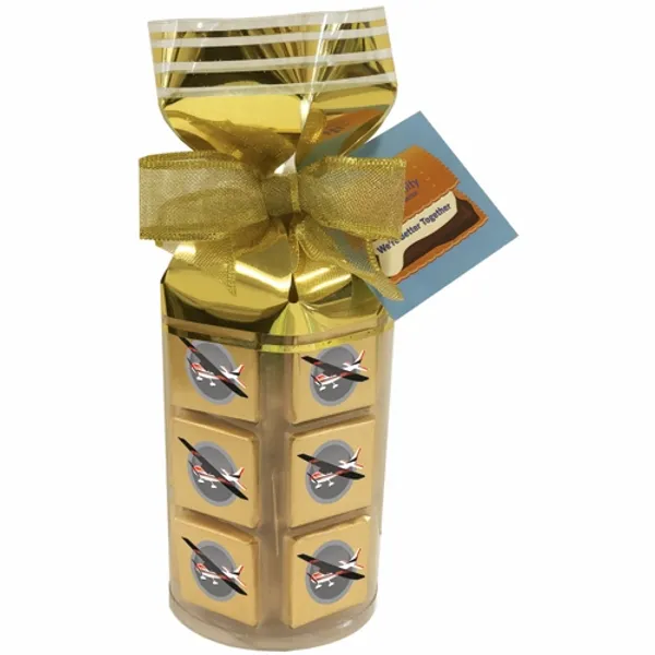 Thirty Six Piece Chocolate Foiled Square Gift Bag - Custom Flying Discs